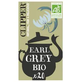 CLIPPER Thé noir earl grey Bio 20x20g