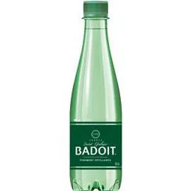 BADOIT Eau minérale gazeuse verte finement pétillante bouteille 50cl