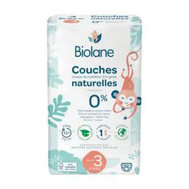 BIOLANE Couches bébé Taille 3, 4-9 kg x52
