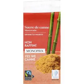 MONOPRIX Sucre de canne non raffiné 350g