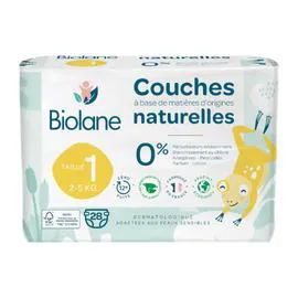 BIOLANE Couches bébé Taille 1, 2-5 kg x28