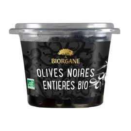 BIORGANE Olives Noires Entières Bio 250g