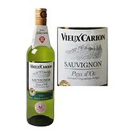 MARQUE REPÈRE, VIEUX CARION Vin blanc Pays d'Oc Sauvignon IGP 75cl