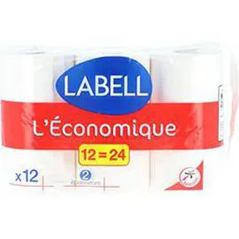 LABELL Papier toilette L'Economique 2 épaisseurs x12