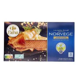 CARREFOUR EXTRA Saumon fumé Norvège 300g