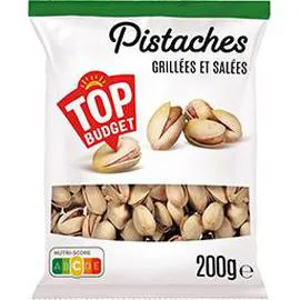 TOP BUDGET Pistaches grillées et salées 200g