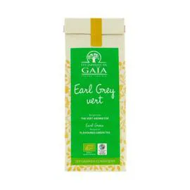 LES JARDINS DE GAIA Thé Vert Earl Grey Bio 100g