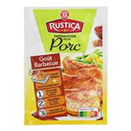 MARQUE REPÈRE, RUSTICA Sachet cuisson Porc goût barbecue 28g