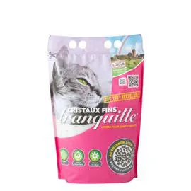 TRANQUILLE Litière CRISTAUX Fins Charbon actif 3,7l