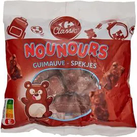 CARREFOUR CLASSIC' Bonbons nounours guimauve 180g