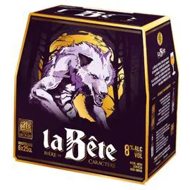 LA BÊTE Bière de caractére 6x25cl
