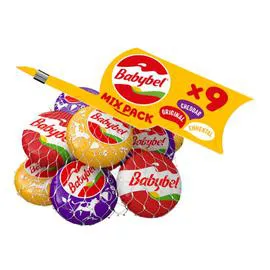 BABYBEL Fromage Emmental, Cheddar et Original x9 180g