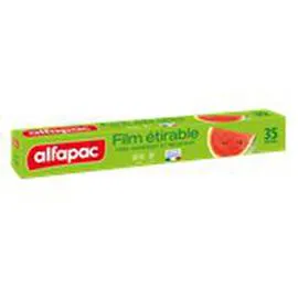 ALFAPAC Film étirable Rouleau 35m x 29cm