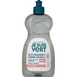 MONOPRIX JE SUIS VERT Liquide vaisselle concentré peaux délicates 500ml