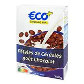 ECO+ Pétales de blé Chocolat - Maxi Pack 2x375g