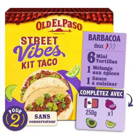 OLD EL PASO Old El Paso Kit Taco Street Vibes Barbacoa 255g