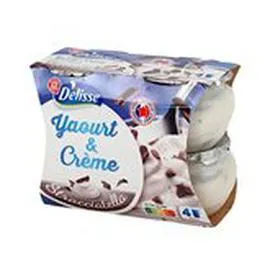 MARQUE REPÈRE, DÉLISSE Yaourts Crème Stracciatella 4x125g