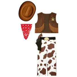 MONOPRIX Déguisement cow boy 3 à 5 ans l'unité