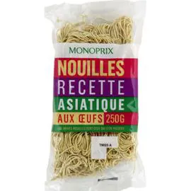 MONOPRIX Nouilles recette asiatique aux oeufs 250g