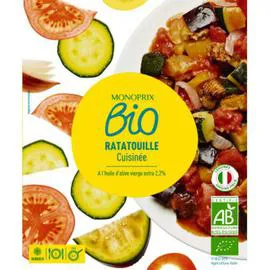 MONOPRIX BIO Ratatouille cuisinée 600g