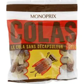 MONOPRIX Bonbons colas 200g