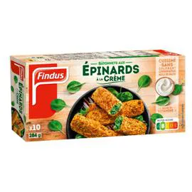 FINDUS Bâtonnets aux épinards 284g