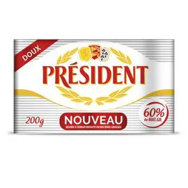 PRÉSIDENT Beurre doux 200g