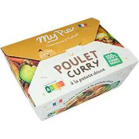 MY PIE Poulet curry patate douce 380g