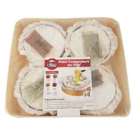 E. GRAINDORGE Fromage camembert au four et ses épices 4x120g