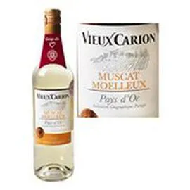 MARQUE REPÈRE, VIEUX CARION Pays d'Oc Muscat blanc IGP 76cl