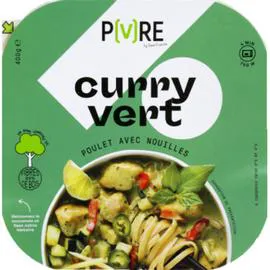 TOPSFOOD, P[V]RE Pure poulet curry vert 400g