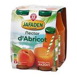 MARQUE REPÈRE, JAFADEN Nectar Abricot 4x20cl