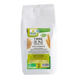 MOULIN DES MOINES Farine de Blé Blanche Pâtissière Type T45 1kg