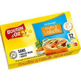 BOUTON D'OR Bouillon de volaille dégraissé 120g
