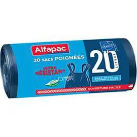 ALFAPAC Sac poubelle Poignées 20L X20 x20