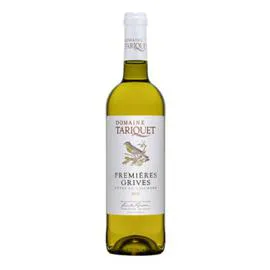 DOMAINE DU TARIQUET Vin Gascogne. Blanc. Premières grives IGP 750ml