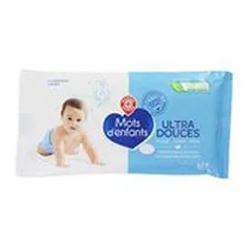 MARQUE REPÈRE, MOTS D'ENFANTS Lingettes bébé Ultra-douces - x24 x24 