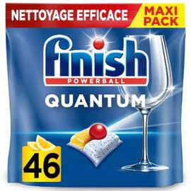 FINISH Capsules Lave-vaisselle Quantum Citron x46