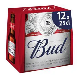 BUD Bière blonde 12x25cl