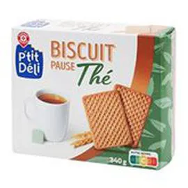 MARQUE REPÈRE, P'TIT DÉLI Biscuits sec thé 340g