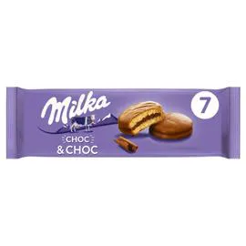 MILKA Gâteaux fourrés au chocolat Choc & Choc 175g