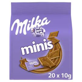 MILKA Chocolat au lait Minis 200g