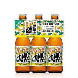 SUZE Apéritif sans alcools tonic 3x25cl