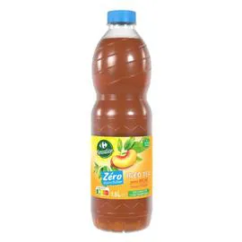 CARREFOUR SENSATION Boisson Iced Tea saveur pêche zéro 1,5l