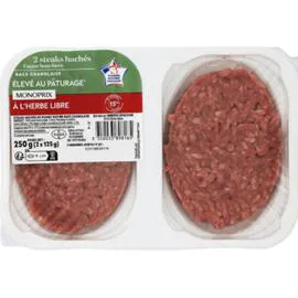 MONOPRIX Steack Hachés 15% 250g