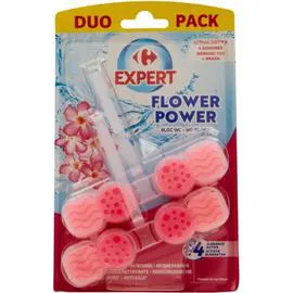 CARREFOUR EXPERT Blocs WC Flower Power 2x48g