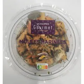 MONOPRIX GOURMET Moules Ail & Persil 110g