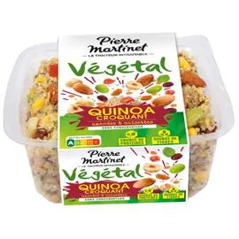 PIERRE MARTINET Salade Végétale Quinoa croquant amandes noisettes 220g