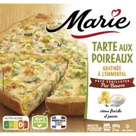 MARIE Tarte poireaux/emmental 400g