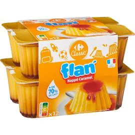 CARREFOUR CLASSIC' Flan caramel 12x100g